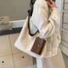 Stylish and simple hand-held straw bag, summer underarm woven bag, high-end lazy style shoulder bag