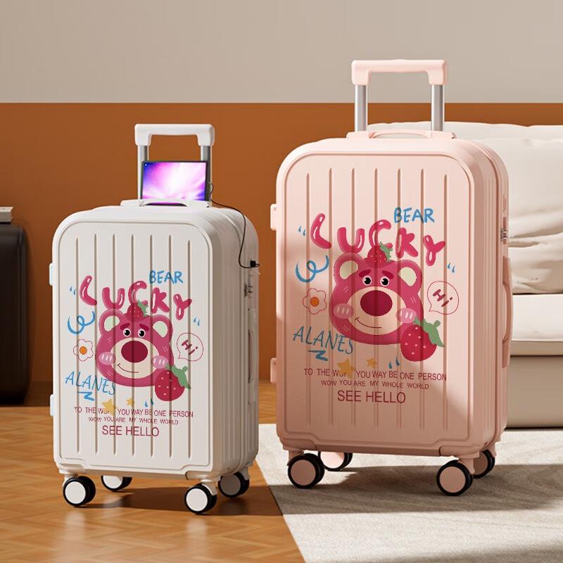 Kids Cute Cartoon Sit-On Carry-On Suitcase