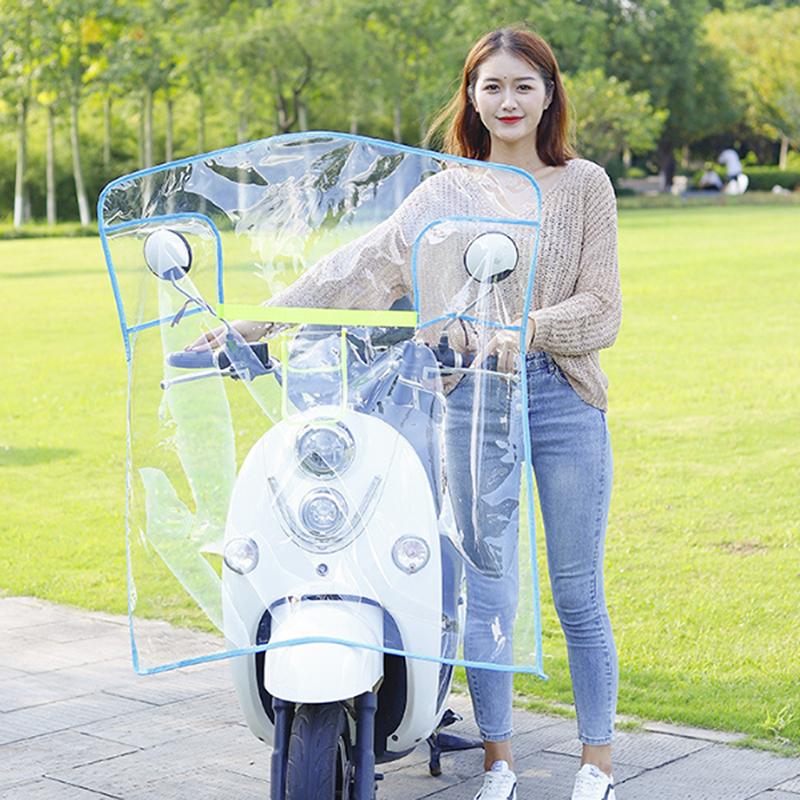 

Прозрачное дождестойкое ветровое стекло для электромобиля, педального мотоцикла, водонепроницаемый ветрозащитный чехол для аккумулятора 120cm темно-синий