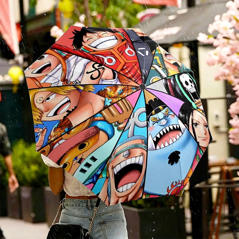 One Piece Print Umbrella Automatic Opening/ Closing - Portable Foldable Design - Daily use for Travel/Outdoor - Gift for Birthday