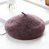 Kids Wool Blend Beret Hat - Vintage Style Warm Multiple Colors Face-Flattering 49-53cm