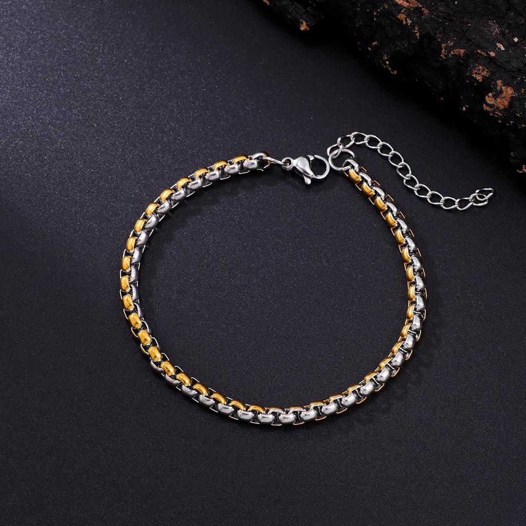 European Retro Stainless Steel Hip Hop Cuban Unisex Jewelry