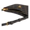 Celine Triomphe Tina Logo Print Zipper Closure Lambskin Shoulder Bag Women Shoulder Bag Black 123052DQW-38NO