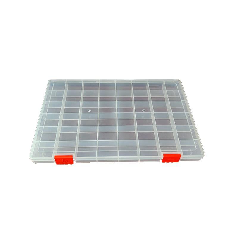 48-Compartment Transparent Storage Box for Accessories and Crafts