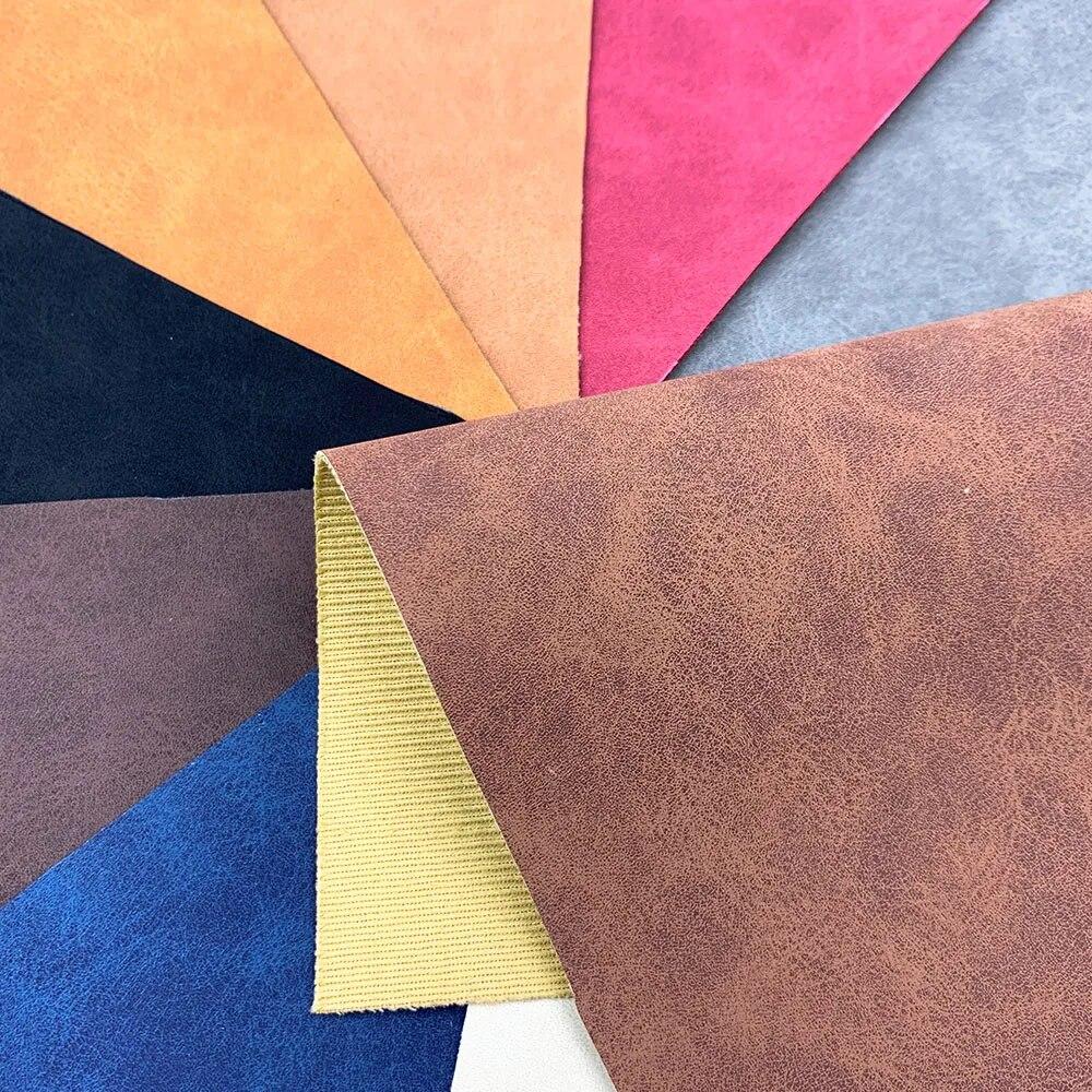 Faux Suede SheepSkin PU Leather Fabric Waterproof Synthetic Sewing Bow DIY Craft Doll Accessories Material Handmade