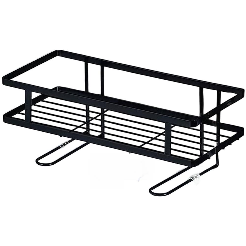Waterproof Iron Wall Shelf for Bathroom Toilet Storage Organizer for Shampoo Toiletries and Bath Accessories Organization