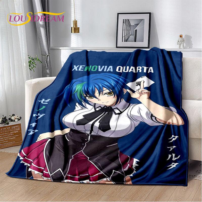 Anime High School D×D Sexy Soft Plush Blanket,Flannel Blanket Throw Blanket for Living Room Bedroom Bed Sofa Picnic Cover Kids