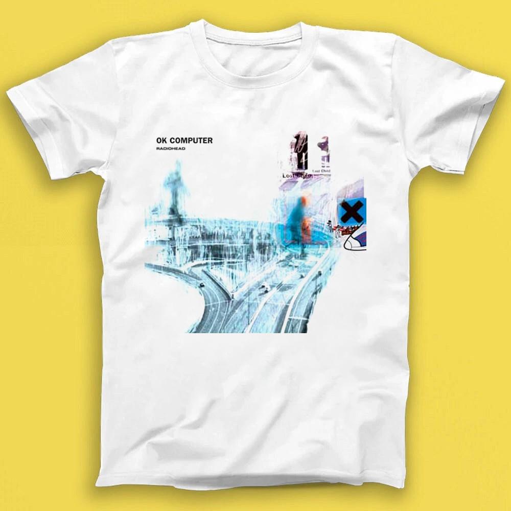 Radiohead OK Computer T-Shirt Alternative Rock Album Graphic Tee L