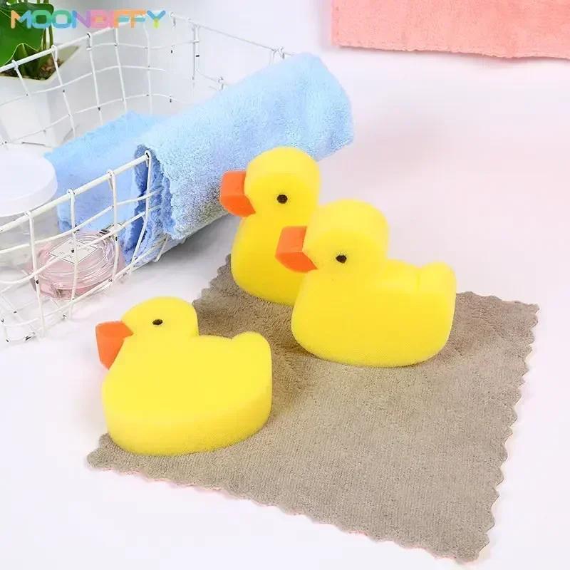 1/3pcs Baby Bath Sponge Children Animal Shape Sponge Wipe Newborn Cartoon Duck Bath Towel Baby Supplies Bath Baby Stuff