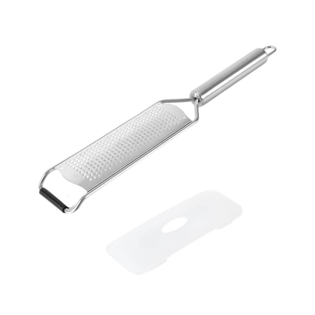 Zester aus Edelstahl für Zitrone und Schokolade Ergonomische Käsereibe für die Zubereitung von Speisen Küchenwerkzeug-Zubehör
