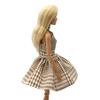Gonna scozzese alla moda, carina principessa, bambole, vestiti, accessori, puzzle, giocattoli, ragazze, regalo