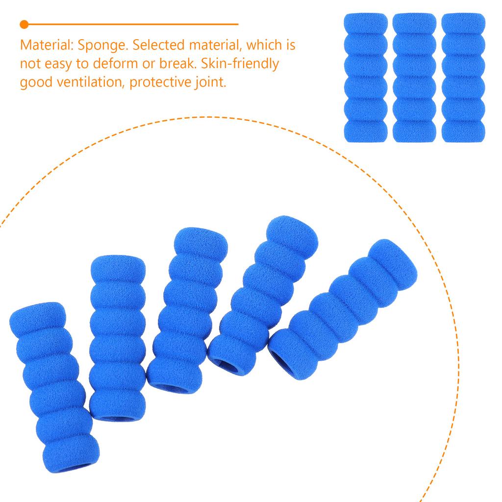 30Pcs Premium Sponge Pen Cover Finger Guard Sleeve for Pens Pencils Crayons Rhinestone Tools Cross Stitch Embroidery Writing