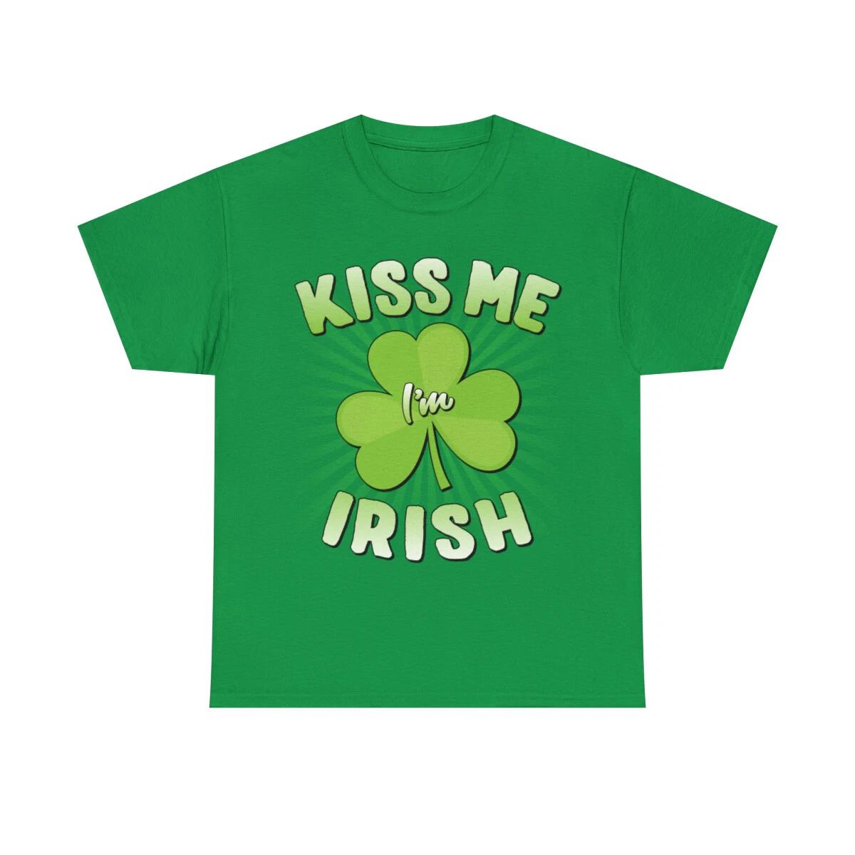 Kiss Me I m Irish Graphic Tee Shirt 3XL