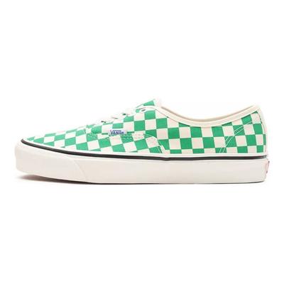 Authentic 44 DX Anaheim Factory - Emerald Checker Unisex Sneakers Green Og-Emerald True-White VN0A54F241H