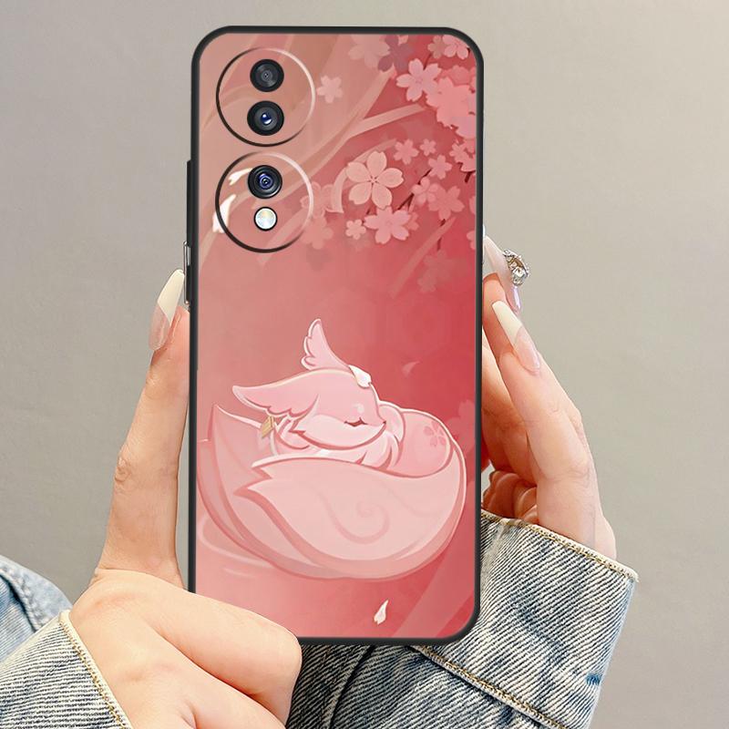Genshin Impact Yae Miko Case For Honor Magic 8 7 6 5 Pro 200 400 Lite 50 70 90 X9d X9c X9b X9a X8b X8c Win RT Cover