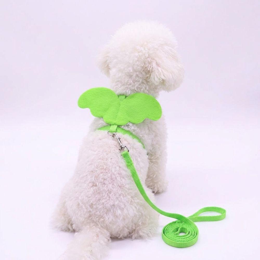 120CM Puppy Leash Collar Green Pet Harness Cute Dog Cat Leashes  For Pet Outdoor Walking