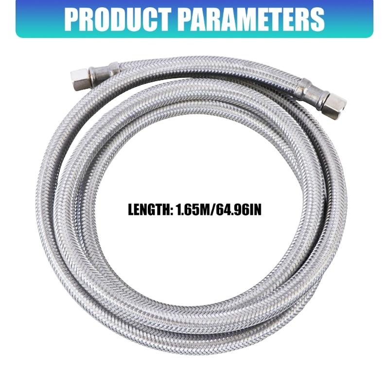 Kühlschrank Wasserleitung Wasserleitung Geflochtener Wasserschlauch für Kühlschrank Eisbereiter Umkehrosmoseanlage Wasserfilter