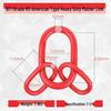 Heavy Duty Butterfly Buckle Double Ring Chain Connector Sling