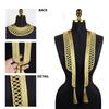 Gold Thread Collar Trim Sewing Applique For Handmade Suits And Dance Costume Clothing Embellishment Sewing Accessories