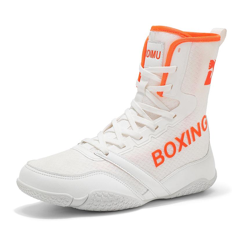 Professional Boxing Sneakers for Men New Style High Top Wrestling Shoes Non Slip Combat Sneakers Breathable Boxing Training Boot