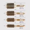 4Pcs Professional Boar Bristle Thermal Ionic Brush Salon Round Hair Brush Ceramic for Curling Styling Blow Drying