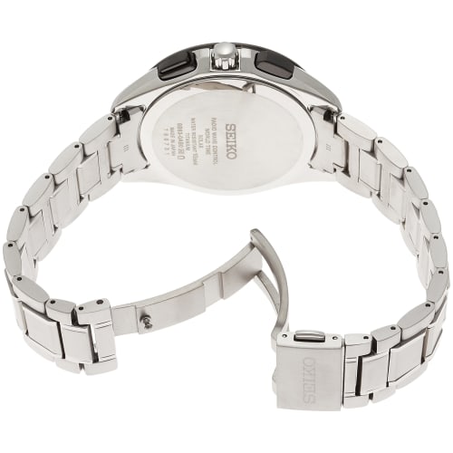 Seiko Watch BRIGHTZ Solar Radio-Controlled Dual Time Titanium Model SAGA241 Men's Silver