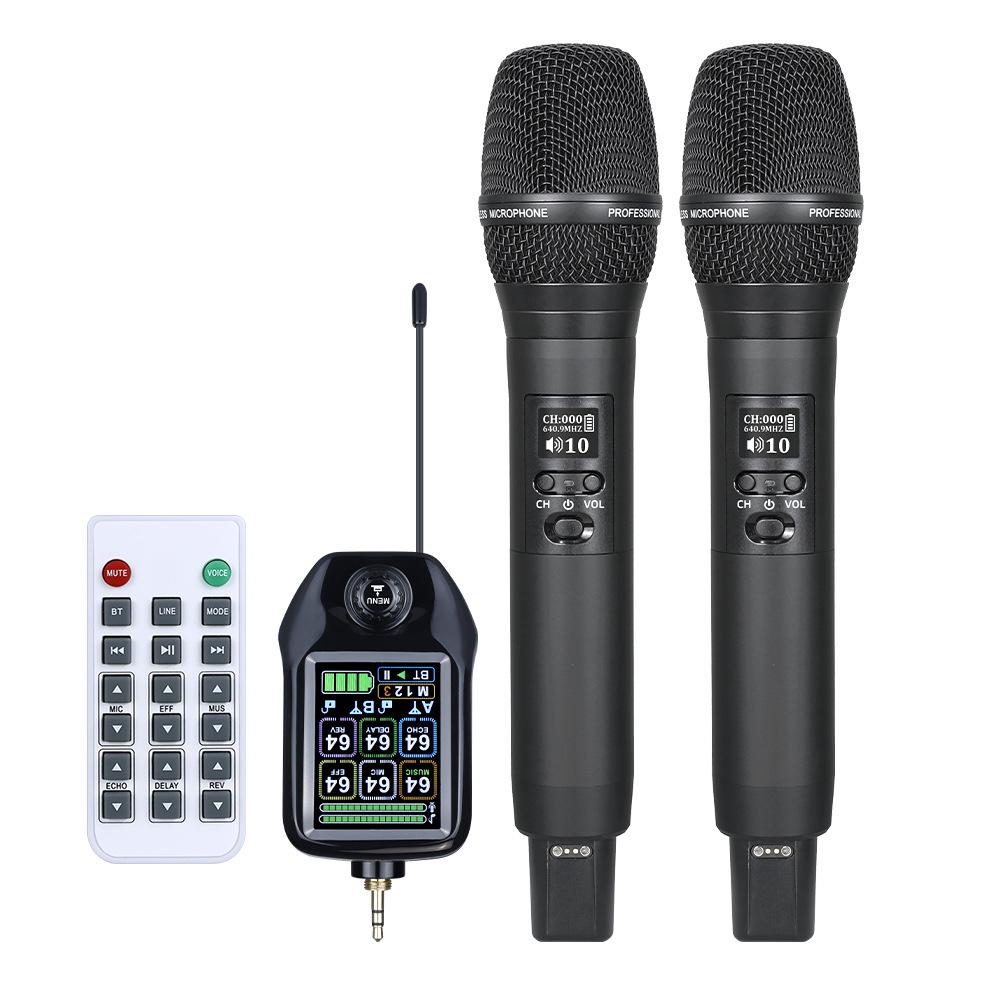 High-End Bluetooth Wireless UHF Microphone Dual Set