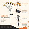 Pumpkin Stake Lights for Halloween Garden Decor, Outdoor Path Lights with /Off