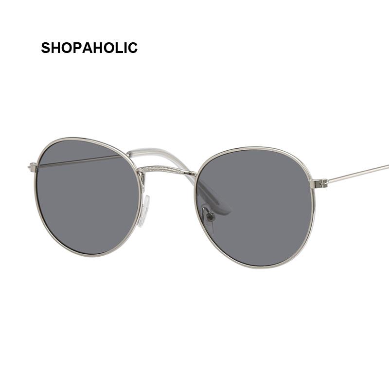 Small Retro Round Sunglasses Woman Brand Designer Vintage Sun Glasses for female Eyewear Luxury Mirror Ray Glasses