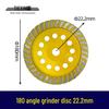 Marble Diamond Grinding Disc 180mm, 22.2mm Inner Hole, for Angle Grinders