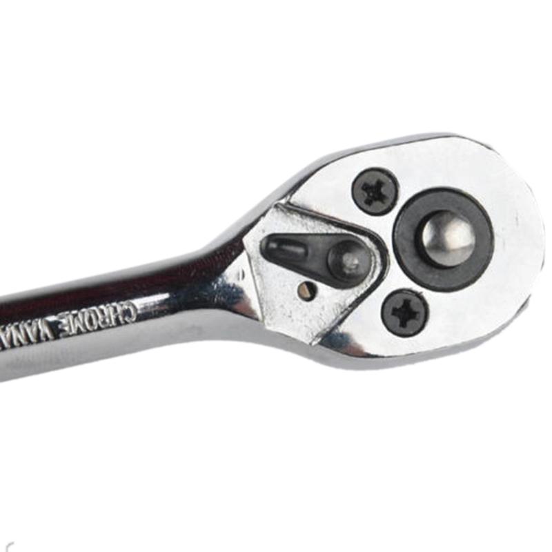 1/4 3/8 1/2 Inch Ratchet Wrench 24 Tooth Drive Ratchet Socket Wrench Tool Multifunction Diy Hand Tool Ratchet Handle Wrench