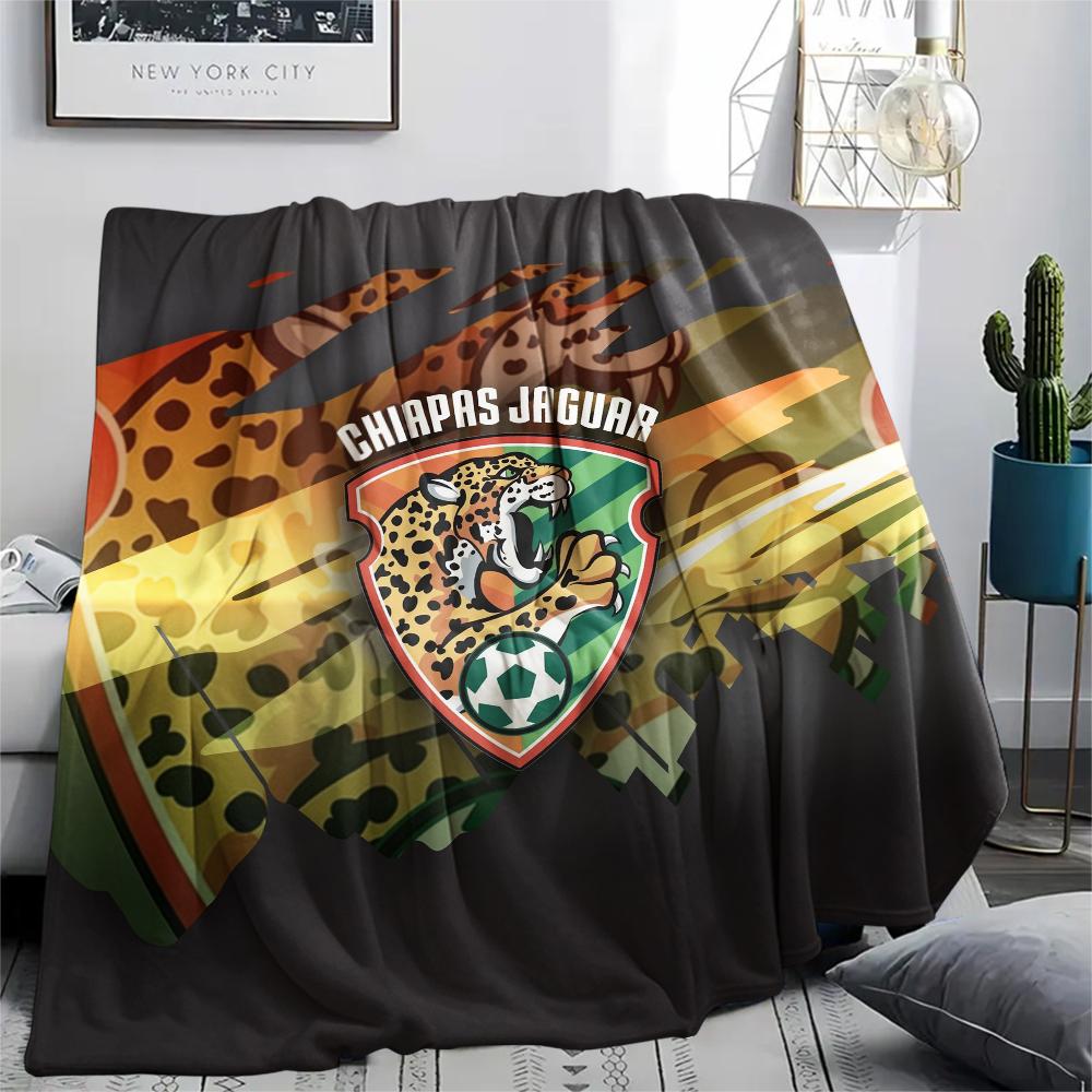 

Chiapas FC pattern Flannel Blanket, High quality Comfortable for All Seasons, Home Decor, Warmth and Comfort, Perfect for Gifts. 80cm x 120cm