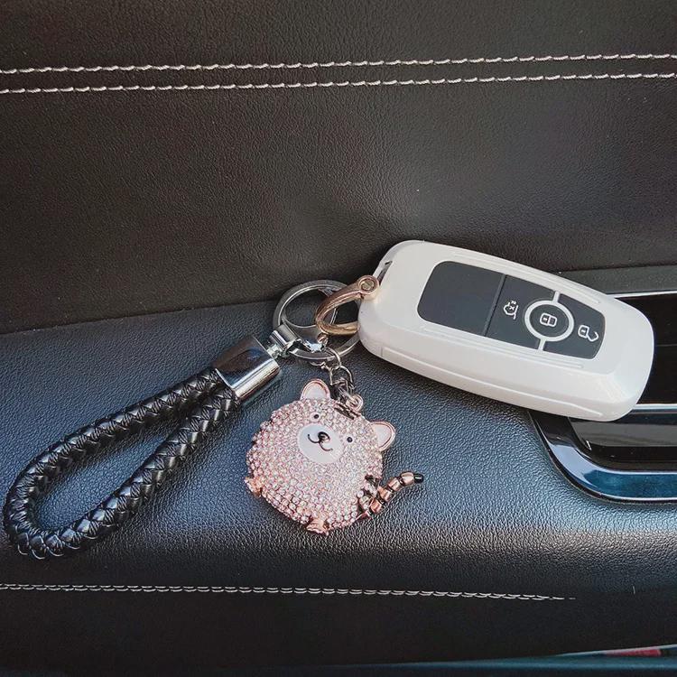 Cute Diamond Tiger Keychain & Bag Pendant