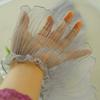 NEW Simple Fashion Pleated Fluffy Tulle Lace DIY Home Textile Curtain Bed Linen Border Clothing Skirt Cuff Extended Hem Material