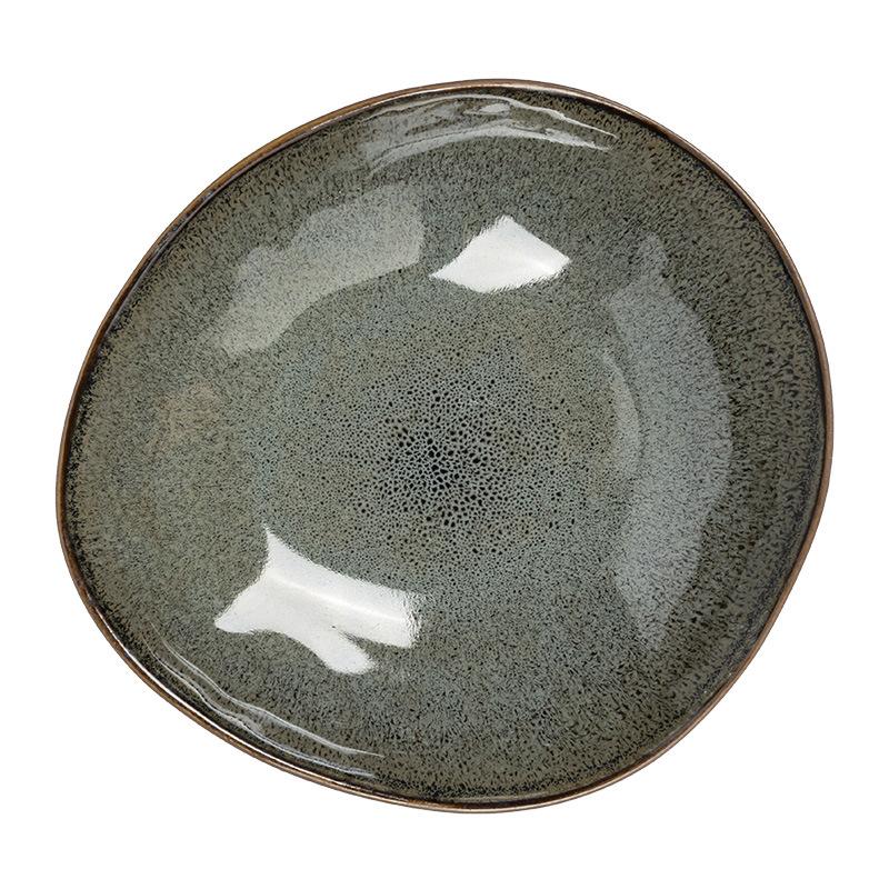 Miseczka o specjalnym kształcie Japoński styl retro Ceramiczna miseczka Naczynia Stołowe Domowa miska Miska na sałatkę owocową Kreatywna nieregularna miseczka