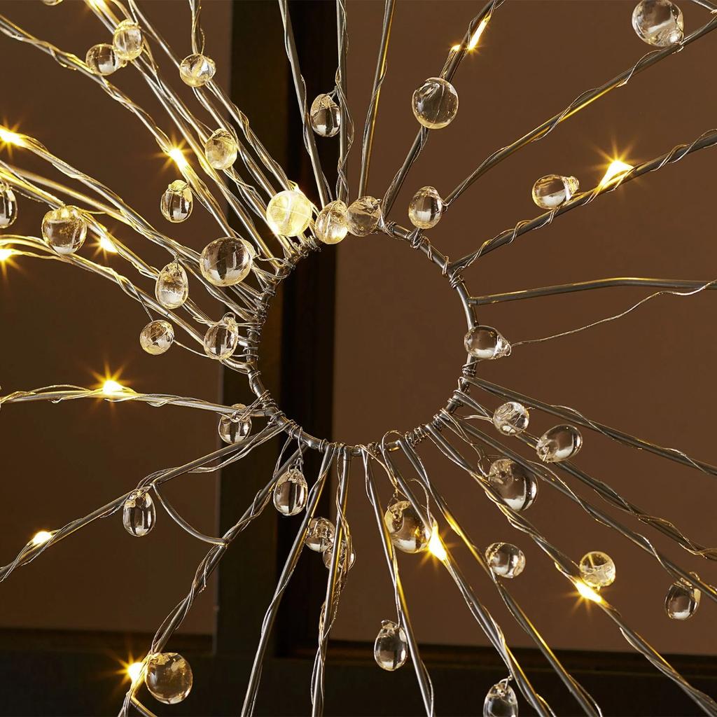 48in Halloween Crystal Web Lamp Indoor/Outdoor Decoration Props