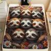1 ST Dierenprint Flanellen Deken, Hoge Kwaliteit Comfortabel voor Alle Seizoenen, Woondecoratie, Warmte en Comfort
