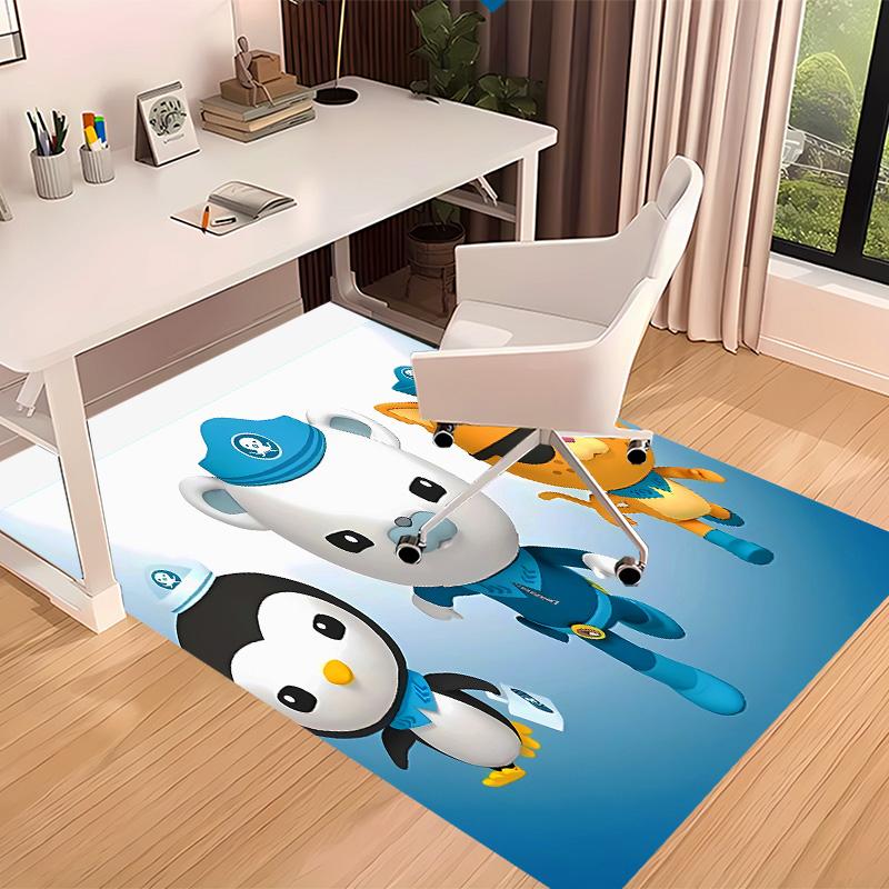 The Octonauts6 Printed Absorbent Washable Carpet, Non-Slip Bathroom Mats, Kitchen Rugs, Yoga Mat,Living Room Entrance, Camping Picnic Rugs