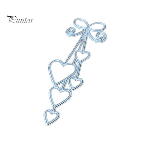 

Трафарет для резки в форме сердца с узором в виде галстука-бабочки, гладкий легкий шаблон, металлическая форма для ежедневного использования серебряный