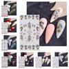 Manicure Ornaments Christmas Nail Stickers Nail Accessories Christmas Nail Decals 5D Relief   Lady