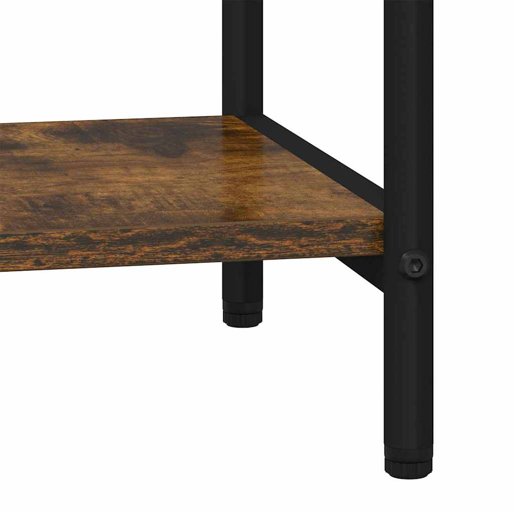 Bookshelf Smoked Oak 80 x 30 x 109 cm Engineered Wood