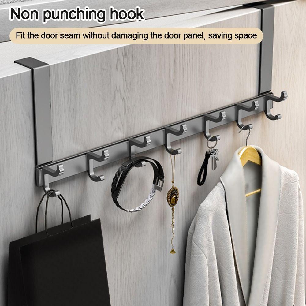 

Металлический держатель для хранения одежды в спальне, дверная вешалка для хранения одежды, крючок, аксессуары для домашнего органайзера