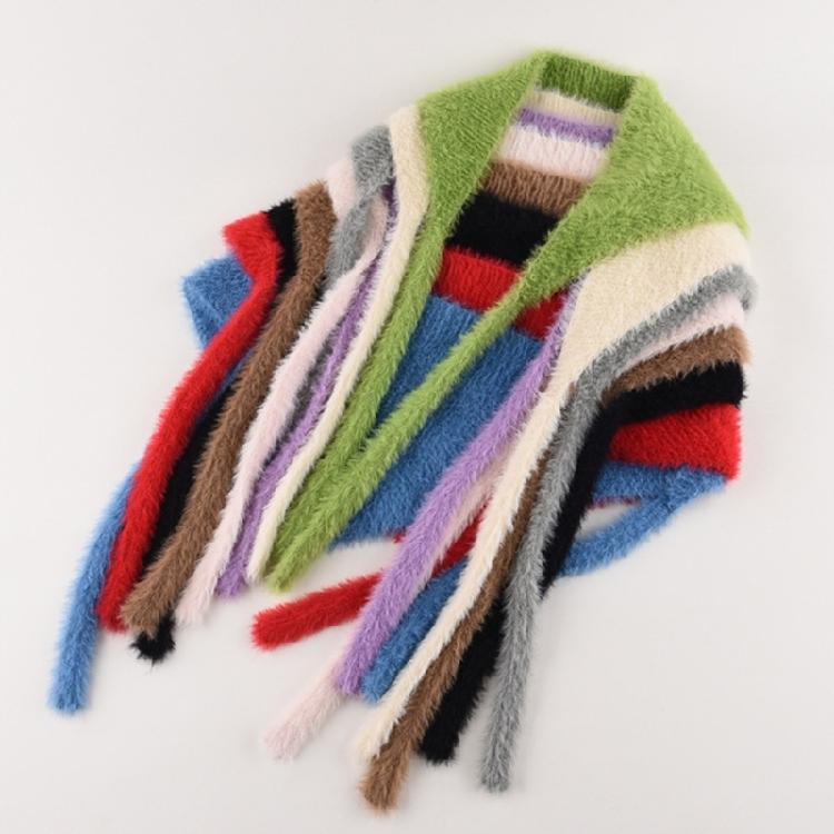 Stylish Knitted Scarf Headwrap Hat For Gifting Enhancing Autumn And Winter Outfit Women Teens French Styles Headscarf