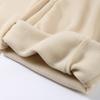 New Casual Set Women Longsleeved Half High Collar Cardigan Sweater Lace Up Striped Pants Women Clothing Fashion Two Piece Suits