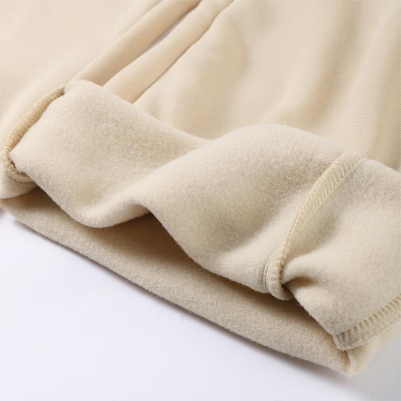 New Casual Set Women Longsleeved Half High Collar Cardigan Sweater Lace Up Striped Pants Women Clothing Fashion Two Piece Suits