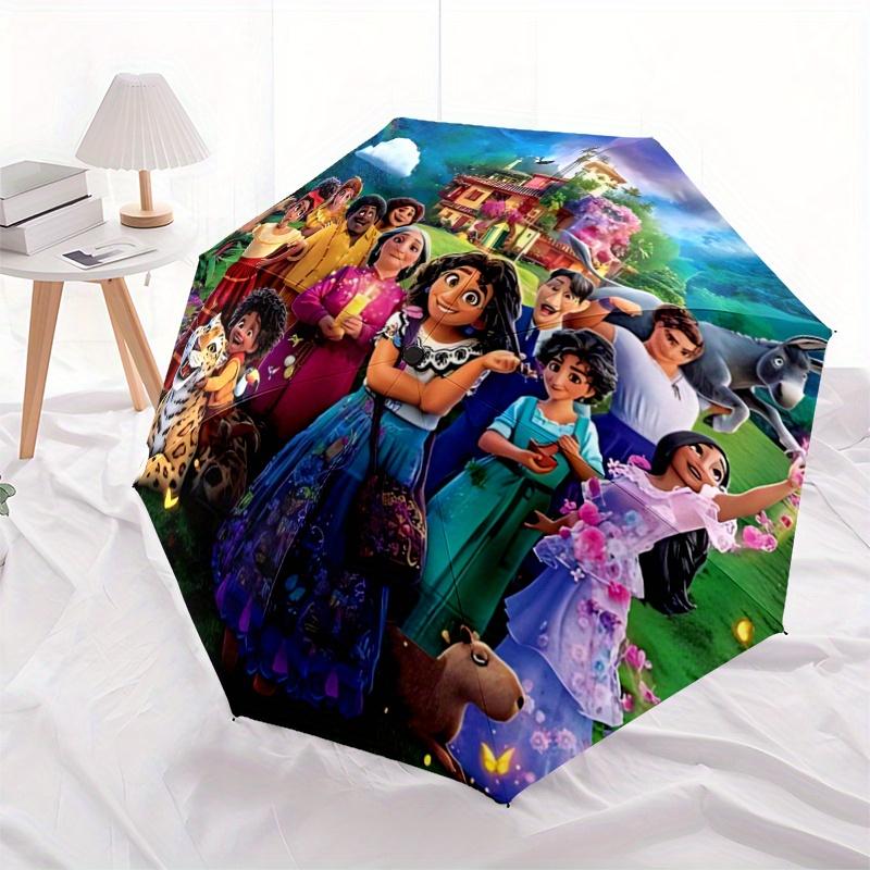 

1pc Auto Open Close Umbrella - Portable 3-Fold Design with 8-Bone Iron Frame, Outdoor Umbrella for Festivals, Travel, Daily Use, Perfect Gif
