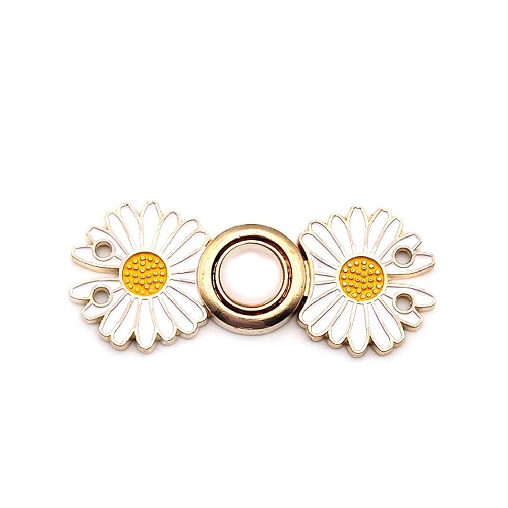 Flowers/cats Pants Tighten Waist Brooches Buckle Pins Waist Clip Adjustable Snap Detachable Button for Jeans Dress