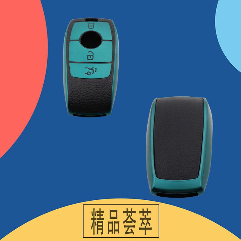 TPU Leather Car Remote Key Cover Case Shell Key Fob for A C E S G Class GLC CLE CLA W177 W205 W213 W222 X167 AMG Protector Holder