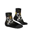 Animal Graffiti Raccoon Print Pattern Unisex Soft Breathable Comfortable Sweat Wicking All-match Carnival Low-top Trendy Socks