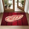 Detroit Red Wings Design Crystal Velvet Rug Soft Decorative Mat for Bedroom Entrance